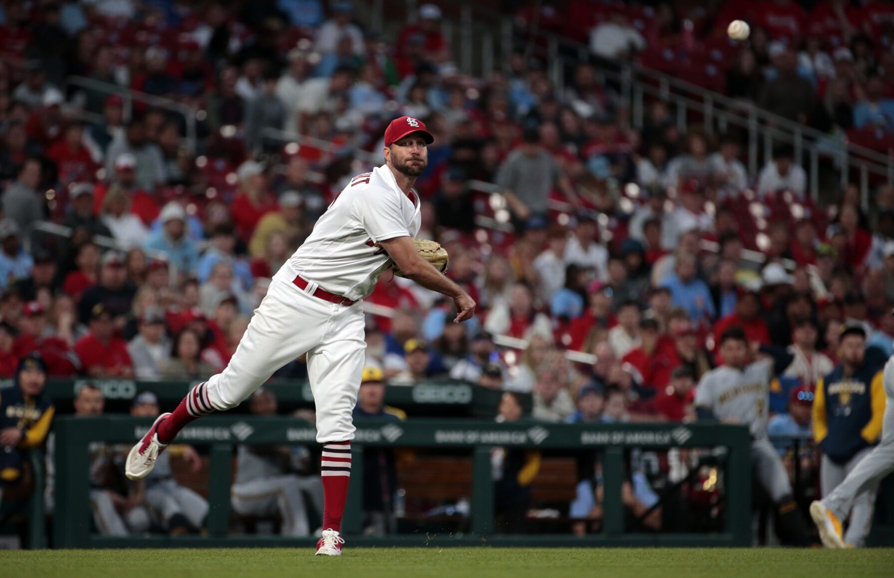 Cardinals, Brewers play at Busch